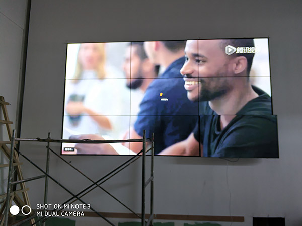 襄陽某單位55寸液壓安裝3×3 襄陽某單位55寸液壓安裝3×3