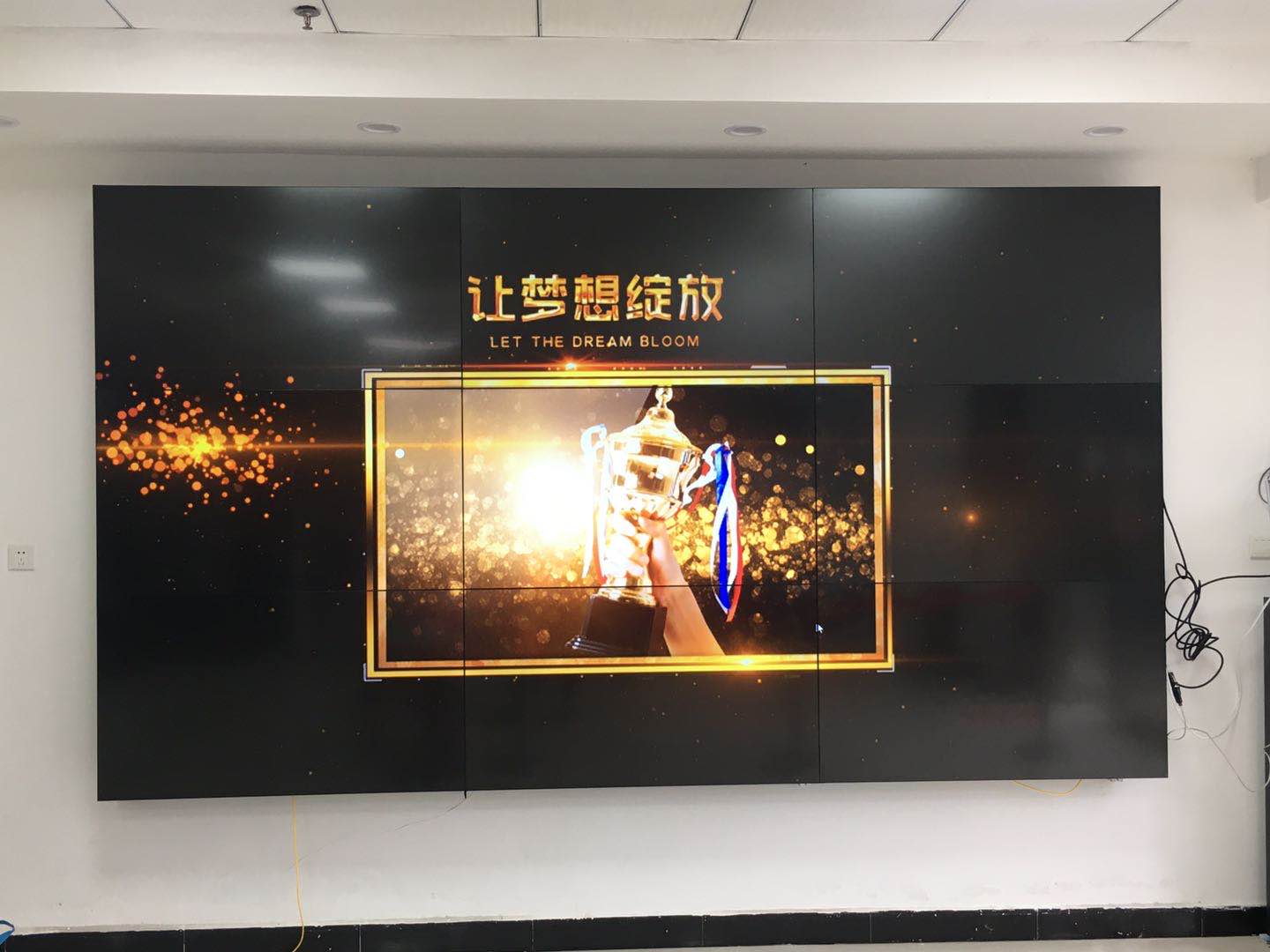 黃岡市某博物館55寸3x3